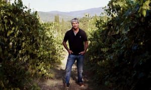 Paolo Rossi on his vineyard in Tuscany (31/08/09)