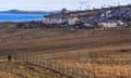 The coastline near the proposed site of a new coalmine in Whitehaven, England. 