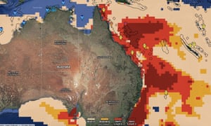 Satellite thermal map