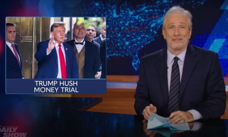 Jon Stewart on Trump’s trial nap: ‘Imagine committing so many crimes, you get bored at your own trial’