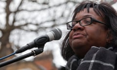 Diane Abbott, one of the 10 MPs identified by a whistleblower as having been monitored by police.