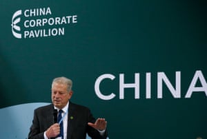 Former US vice-president and environmentalist Al Gore