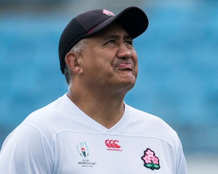Japan’s head coach Jamie Joseph in 2019
