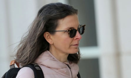 Clare Bronfman arrives at court in Brooklyn, New York, on 9 January 2019.