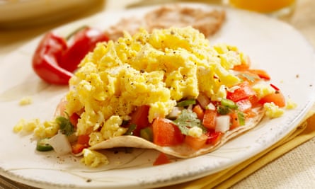 Mexican-style scrambled eggs.