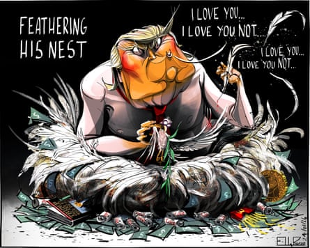 Ella Baron on Trump and a world in turmoil – cartoon