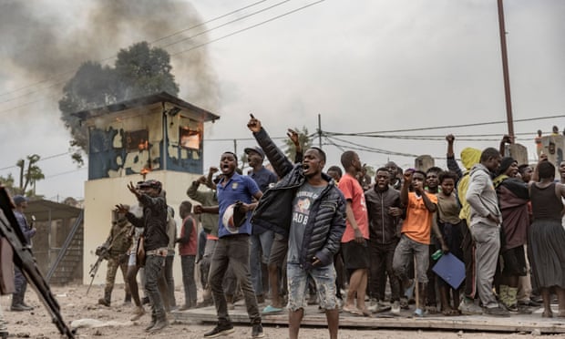 Protesters target the UN peacekeeping mission in Goma in July
