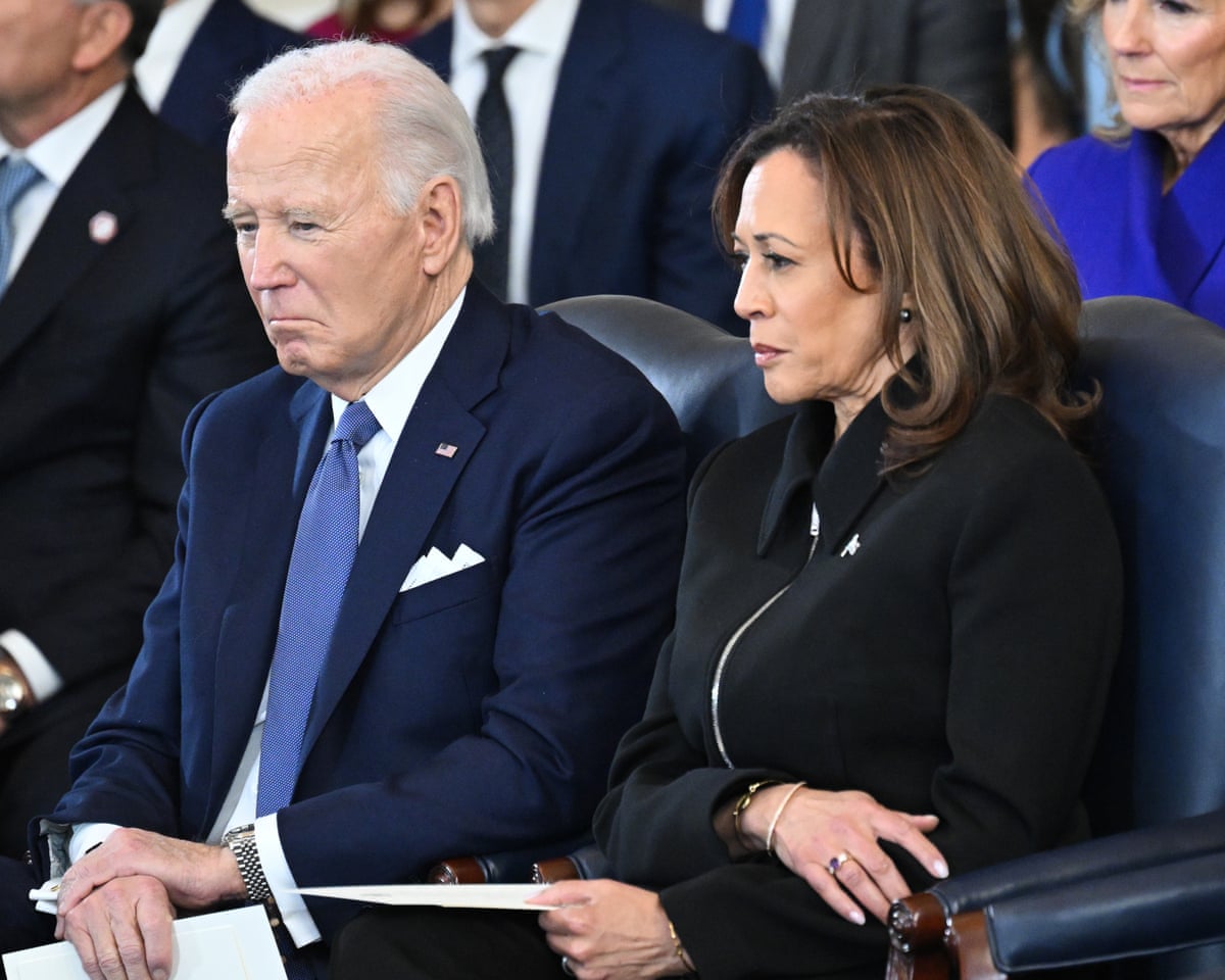 Biden destroyed Harris bid by staying in race too long, top adviser says in book | Joe Biden | The Guardian