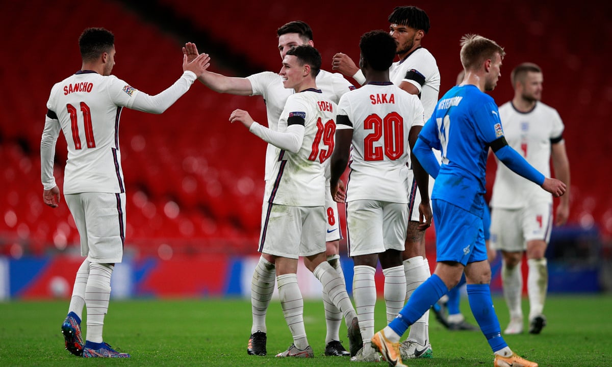 Grealish Foden And Saka Offer Anglo Tiki Taka That Southgate Can Build On Football The Guardian