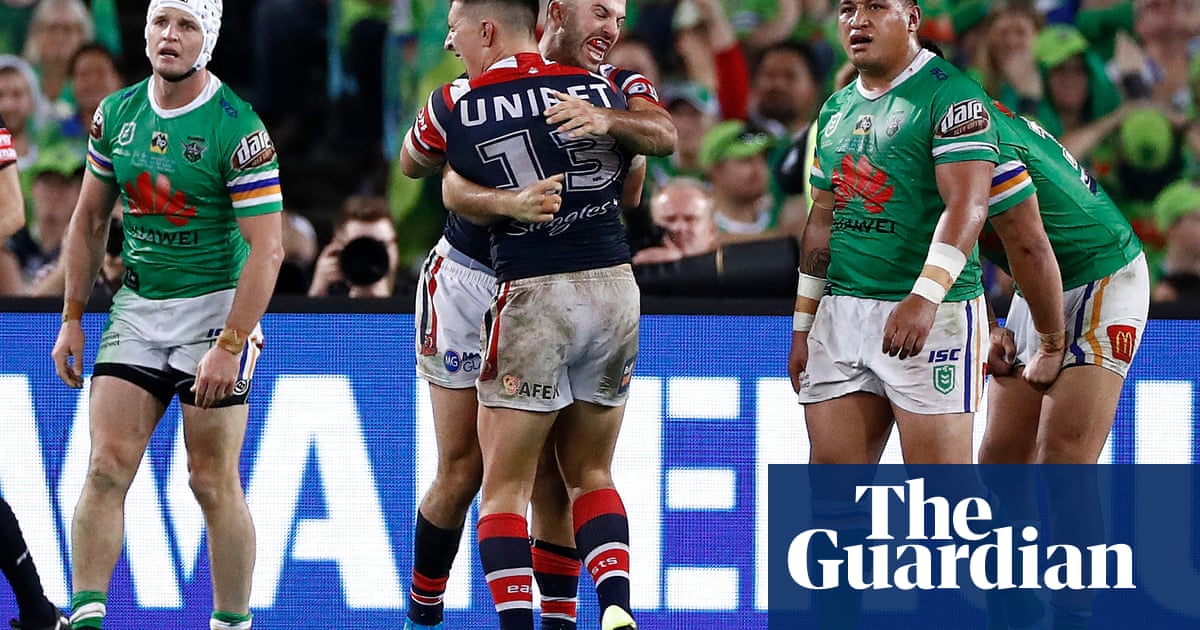 Roosters deny Raiders in NRL grand final to claim successive titles
