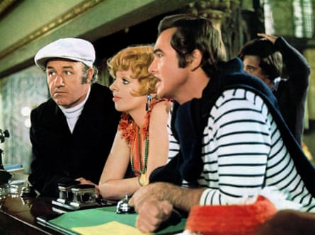 Gene Hackman (left) with Minnelli and Burt Reynolds in Lucky Lady.