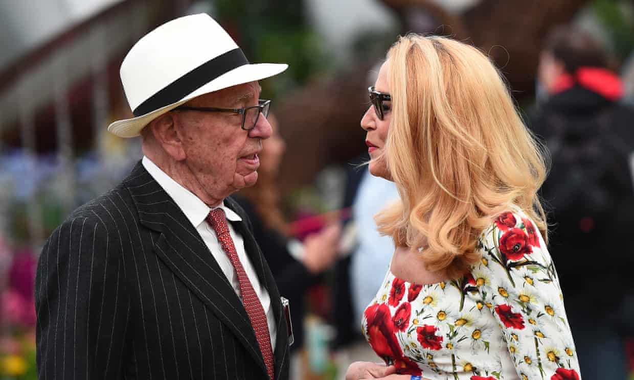 Rupert Murdoch reportedly divorced Jerry Hall by email (theguardian.com)