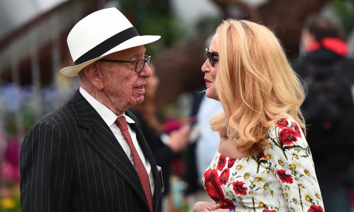 Rupert Murdoch reportedly divorced Jerry Hall by email | Rupert Murdoch | The Guardian