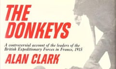Book cover: The Donkeys by Alan Clark.