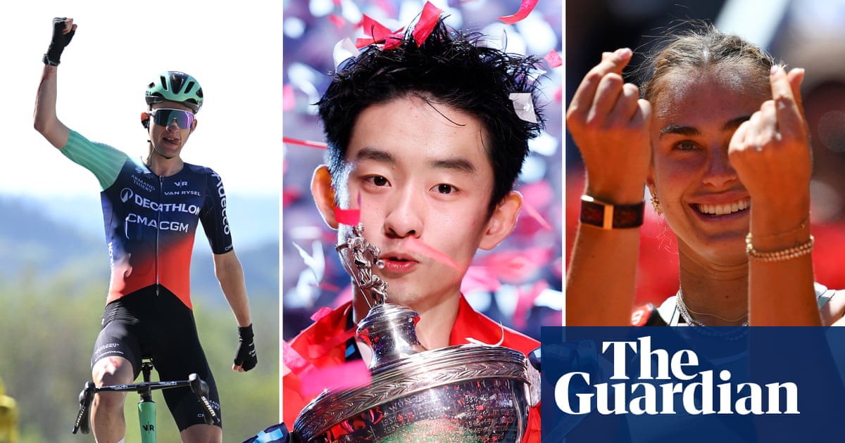 Sports quiz of the week: Champions League, Wu Yize, Giro and F1 winners