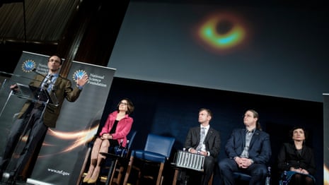 Astronomers reveal first-ever picture of a black hole – video