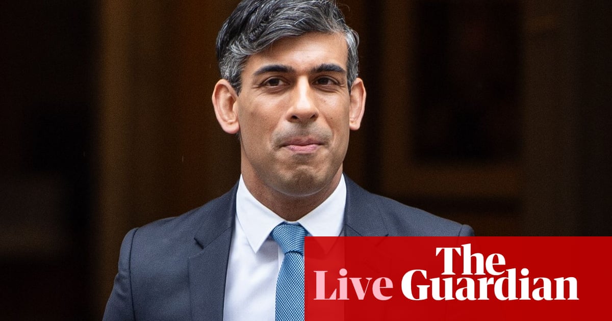 Rishi Sunak says there will be general election in second half of year – UK politics live Rishi Sunak says there will be general election in second half of year – UK politics live
