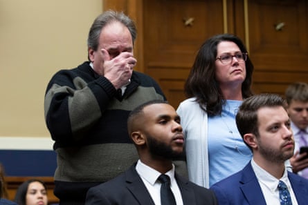 Dean and Michelle Nasca, parents of the late Chase Nasca, grew emotional during testimony from TikTok CEO Shou Zi Chew.