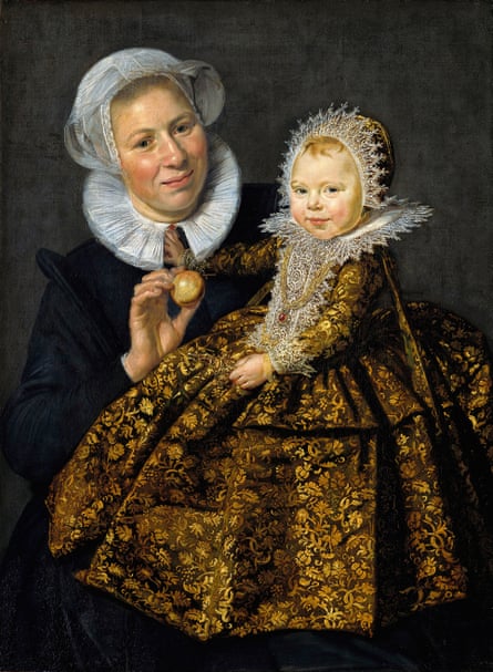 پرتره کاترینا هوفت با پرستارش، 1619–20.