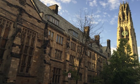 FILE - This Sept. 9, 2016, file photo shows Harkness Tower on the campus of Yale University in New Haven, Conn. Yale University is requiring its faculty and staff to get coronavirus vaccinations before the 2021 fall term, extending a requirement already imposed for students. The private university says faculty members, staffers and academic trainees must be fully inoculated by Aug. 1, 2021, although there are provisions for exemptions for reasons based on medical conditions or religious or “strongly held” personal beliefs. (AP Photo/Beth J. Harpaz, File)