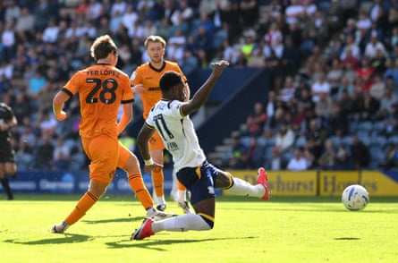 Fer López scores Wolves’s third of the match to kill off Preston.