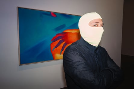 ‘It’s exhausting being inside my head’ … Korine at his show.