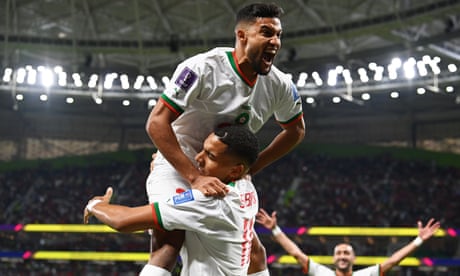 Sabiri free-kick and Courtois mistake help intrepid Morocco shock Belgium
