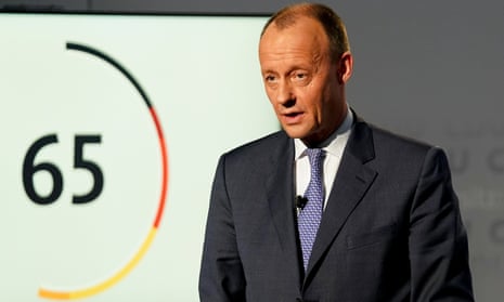 Friedrich Merz was sacked by Merkel as the leader of the CDU’s parliamentary group in 2002.