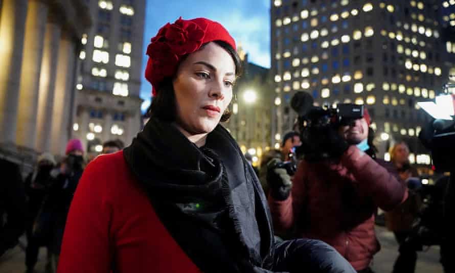 Sarah Ransome departs the court on Monday.