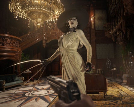 Lady Dimitrescu in Resident Evil Village.