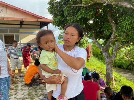 Sulochana Tamang at the relief centre in Bidur, Nepal.