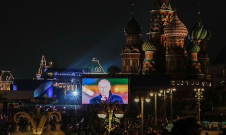 Red Square during a ceremony following the annexation of four regions of Ukraine after sham referendums.