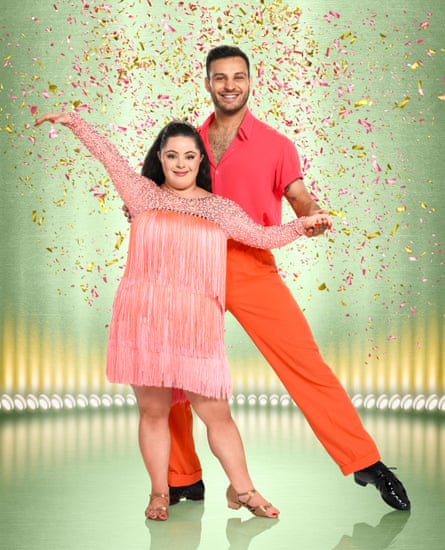 Ellie Goldstein and Vito Coppola on BBC One’s Strictly Come Dancing.