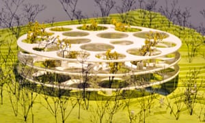 A model of a house in Catalonia by Sou Fujimoto.