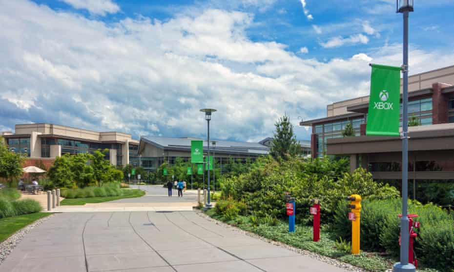 Microsoft’s campus in Redmond, Washington.