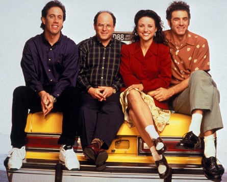 Seinfeld cast sat down.