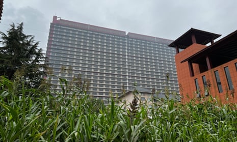 A 26-storey pig farm in the Chinese city of Ezhou.