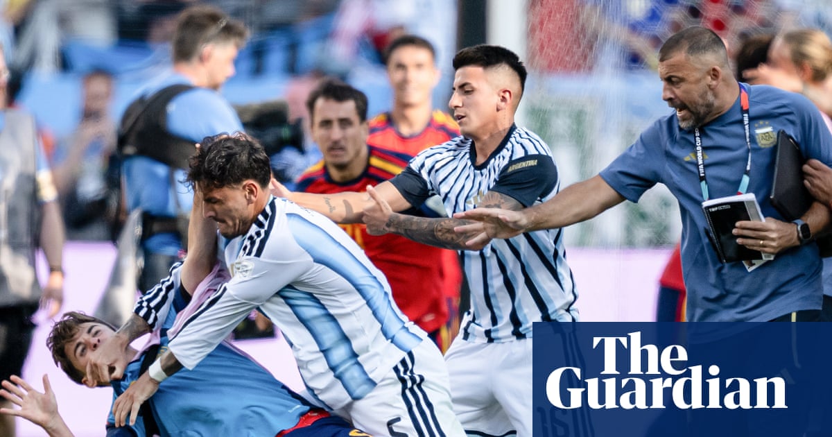World Cup Final Ends in Brawl as Spain Beat Argentina