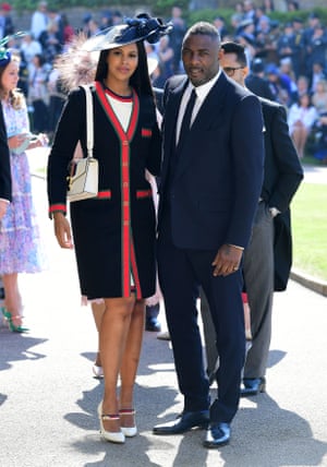 The actor Idris Elba and his fiancee Sabrina Dhowre help to adds celebrity glamour to the event.