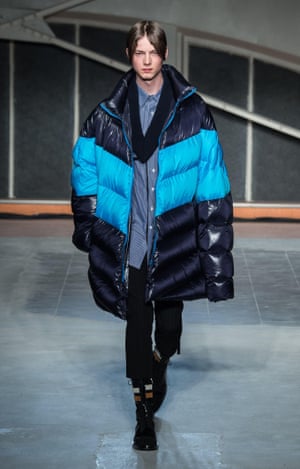Raf Simons oversized coat.