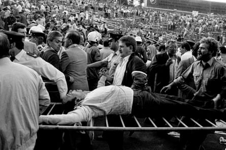 Heysel stadium disaster in Belgium.