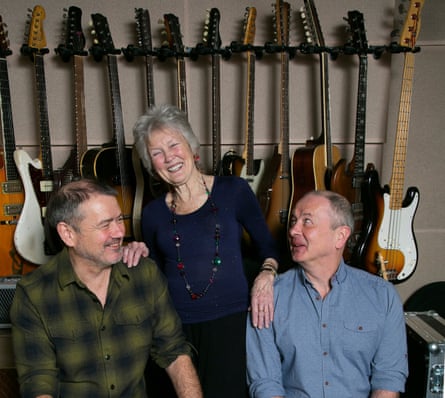 Peggy with her sons Neill and Calum