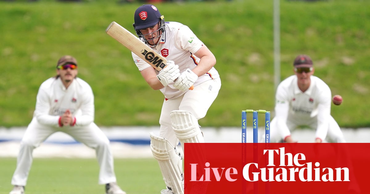 County cricket: Dan Lawrence lights up Blackpool with century – as it happened - The Guardian