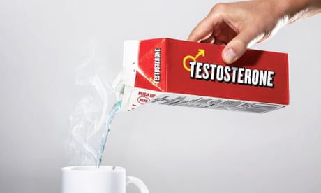 pouring testosterone out of a pint pot