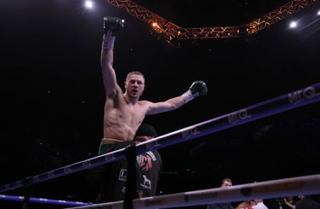 Zak Chelli celebrates his win