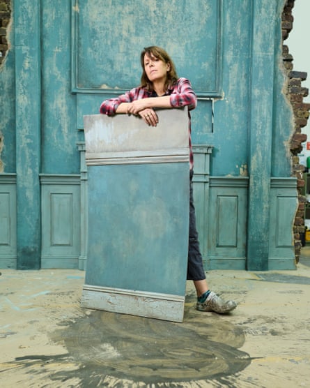 Scenic art supervisor Cass Kirchner