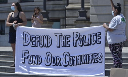 Critics argue police departments are already overfunded – they receive 20% to 45% of discretionary funds in cities across the US.