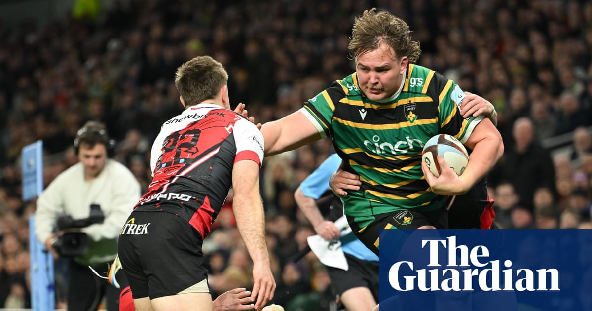 Meet JJ van der Mescht, the 6ft 7in, 146kg Saint: ‘A fly-half trapped in a second-row’s body’