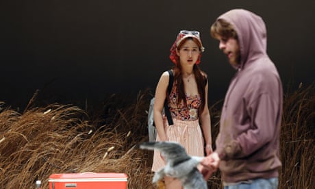 Actors Mabel Li and Harry Greenwood in Sydney Theatre Company’s The Seagull