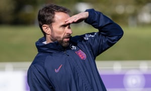England Mens Senior Football Team Camp, St. George's Park National Football Centre, Burton upon Trent, UK - 07 Oct 2020<br>Editorial Use Only Mandatory Credit: Photo by Eddie Keogh for The FA/REX/Shutterstock (10942899u) England Manager Gareth Southgate at training. England Mens Senior Football Team Camp, St. George's Park National Football Centre, Burton upon Trent, UK - 07 Oct 2020